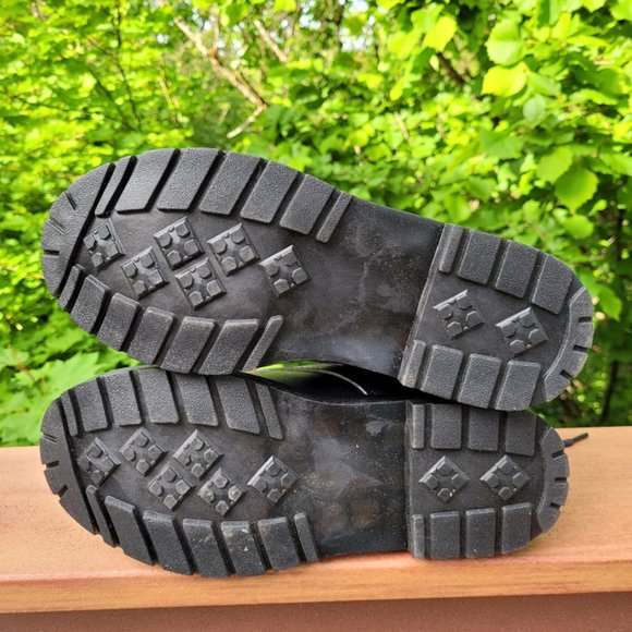 SOLD: Yes We Vibe Psychedelic Doc Martin Style Boots 39 Mandala Peace Festival - Picture 8 of 12